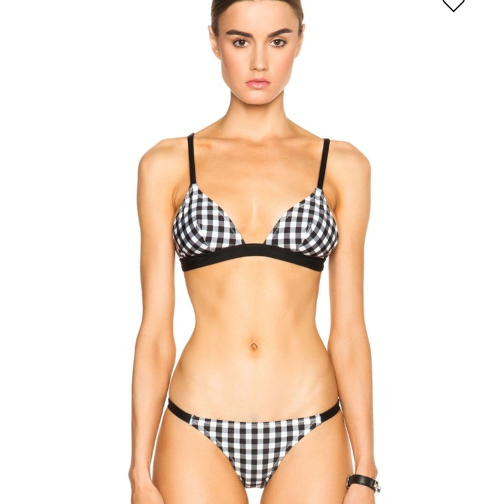 Solid + Striped Gingham bikini